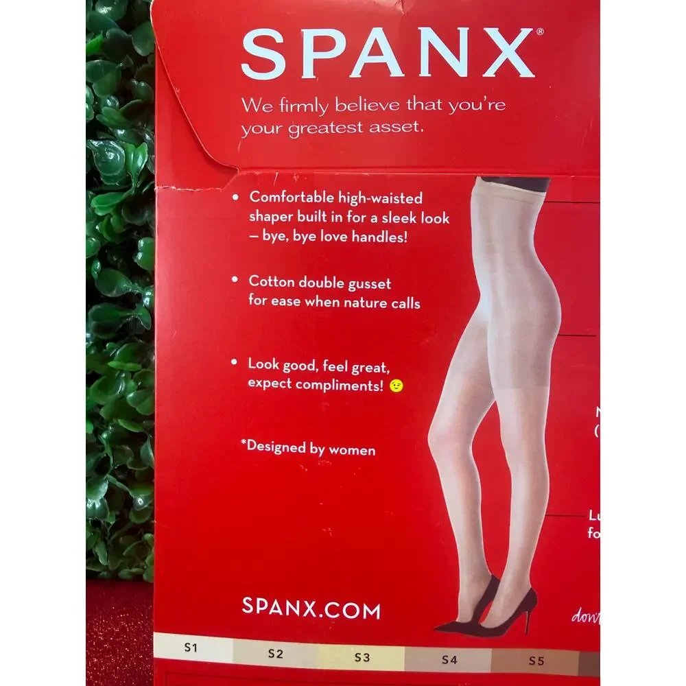 NIP SPANX Firm Believer High-Waisted Shaping Sheers Pantyhose Size F Shade S2